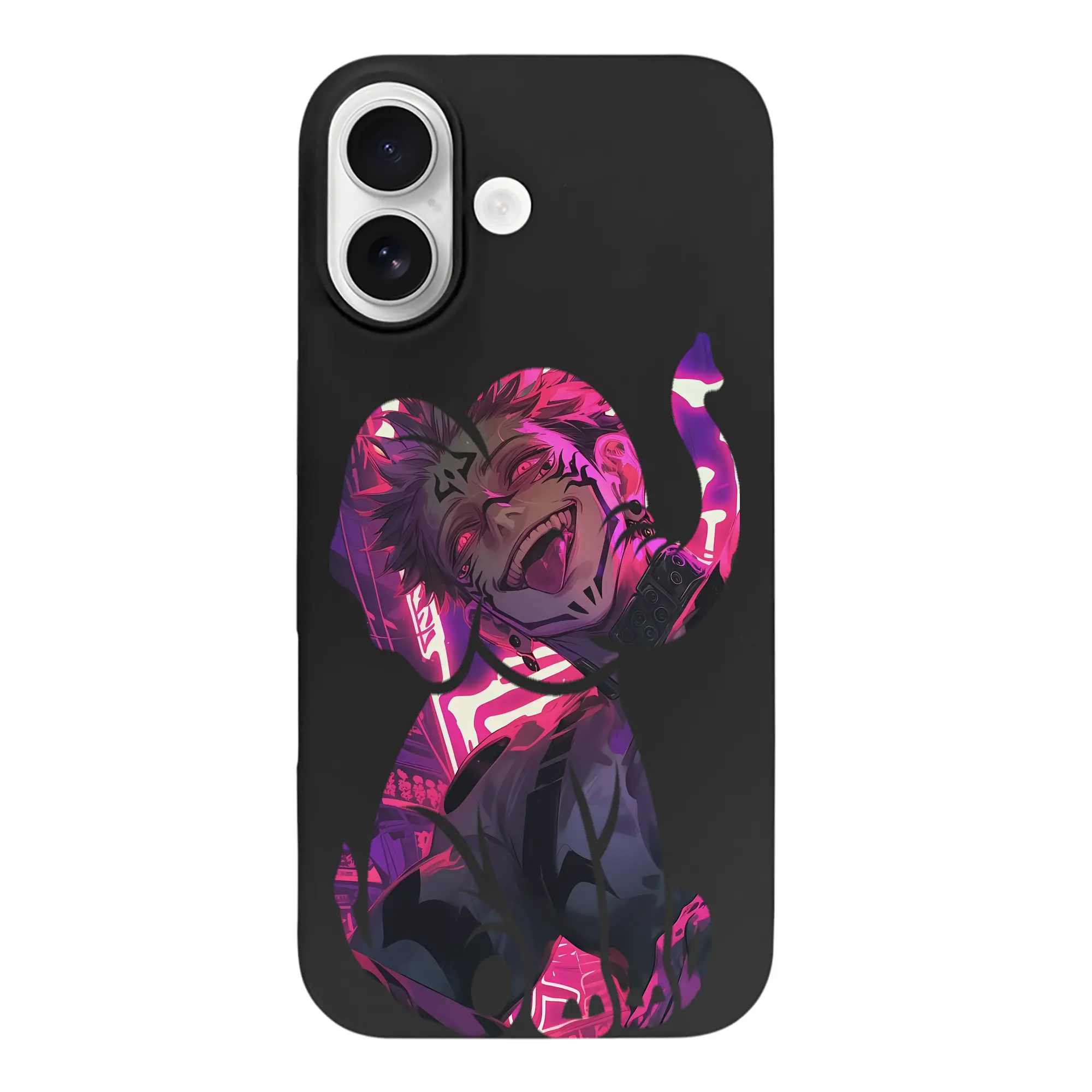 呪術廻戦 グッズ,両面宿儺 - iPhone 17 シリーズ シリコンケース 薄型 耐衝撃 指紋防止 ソフトタッチカバー 精密フィット 傷防止 保護ケース iPhone 17/17 Air/17 Pro/17 Pro Max 対応